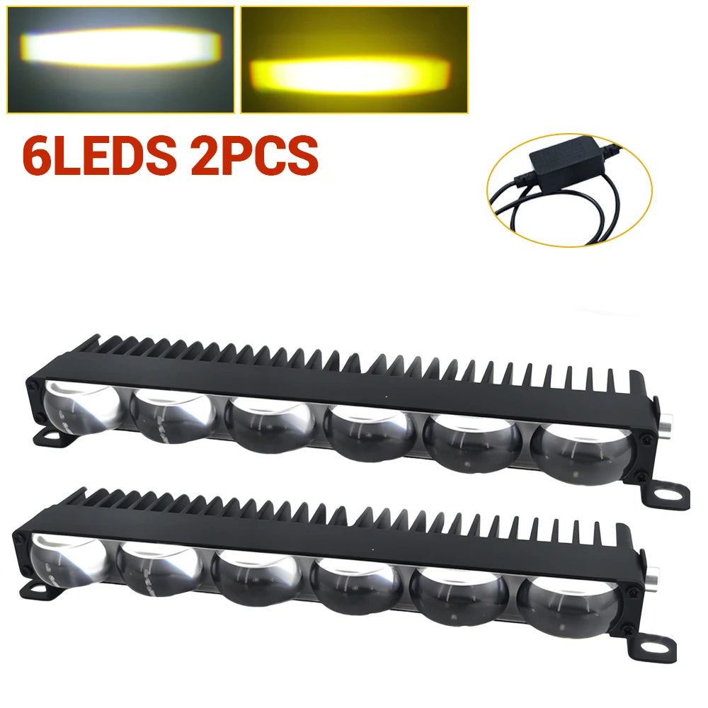 Grill Led Light for Car Led Bar Universal Driving Fog Fog Lights 4x4 Offroad Spotlights 12-36V Led Work Lights for Motorcycle