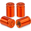 4PCS Bullet Shell Tire Valve Stem Caps, Aluminum Alloy Car Air Stem Cap for Cars, SUV, Trucks, Bikes, Motorcycles, Bicycles