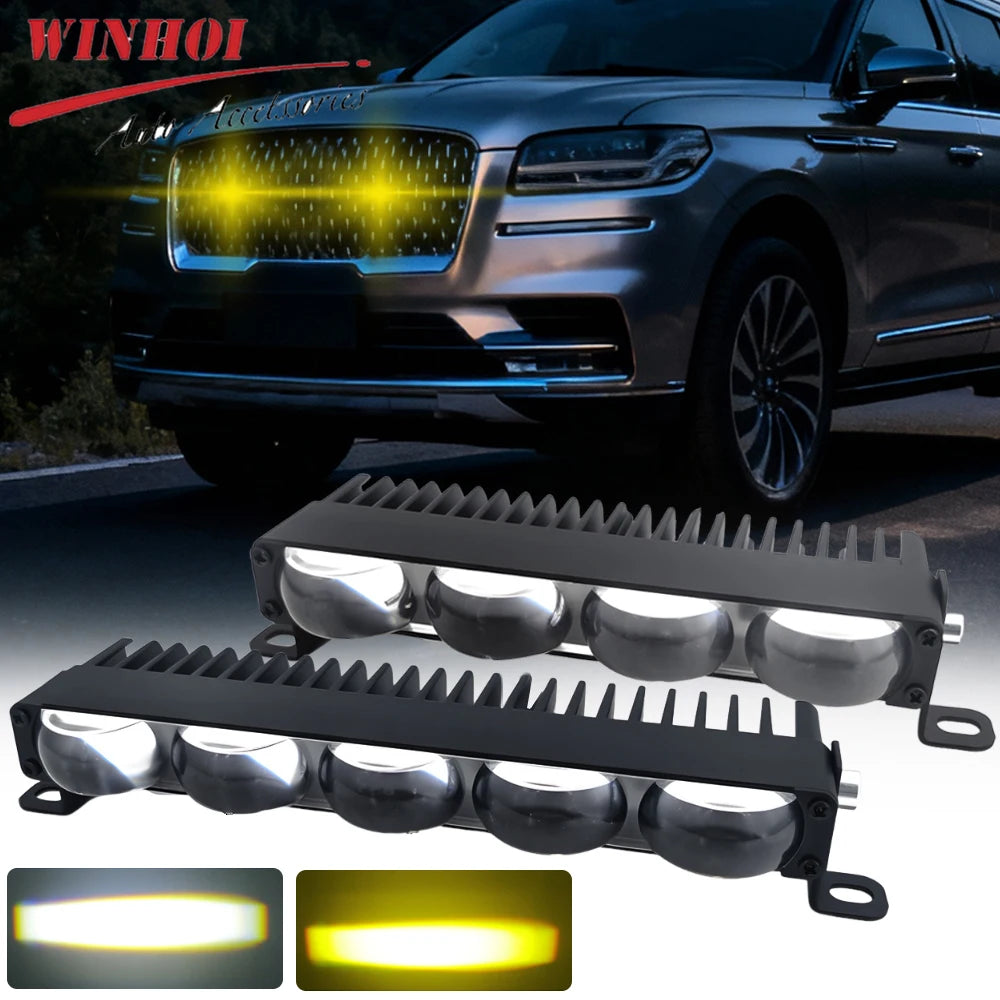Grill Led Light for Car Led Bar Universal Driving Fog Fog Lights 4x4 Offroad Spotlights 12-36V Led Work Lights for Motorcycle
