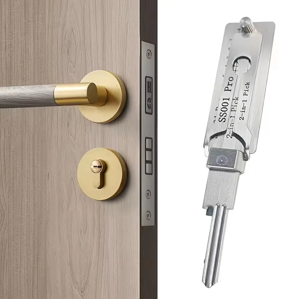 Professional Locksmith Lishi 2 in 1 Tool SC4 SC1 SS001 Pro SS002 Pro SS002R R52 KW1 KW5 Tools for Home Door Civil KEY